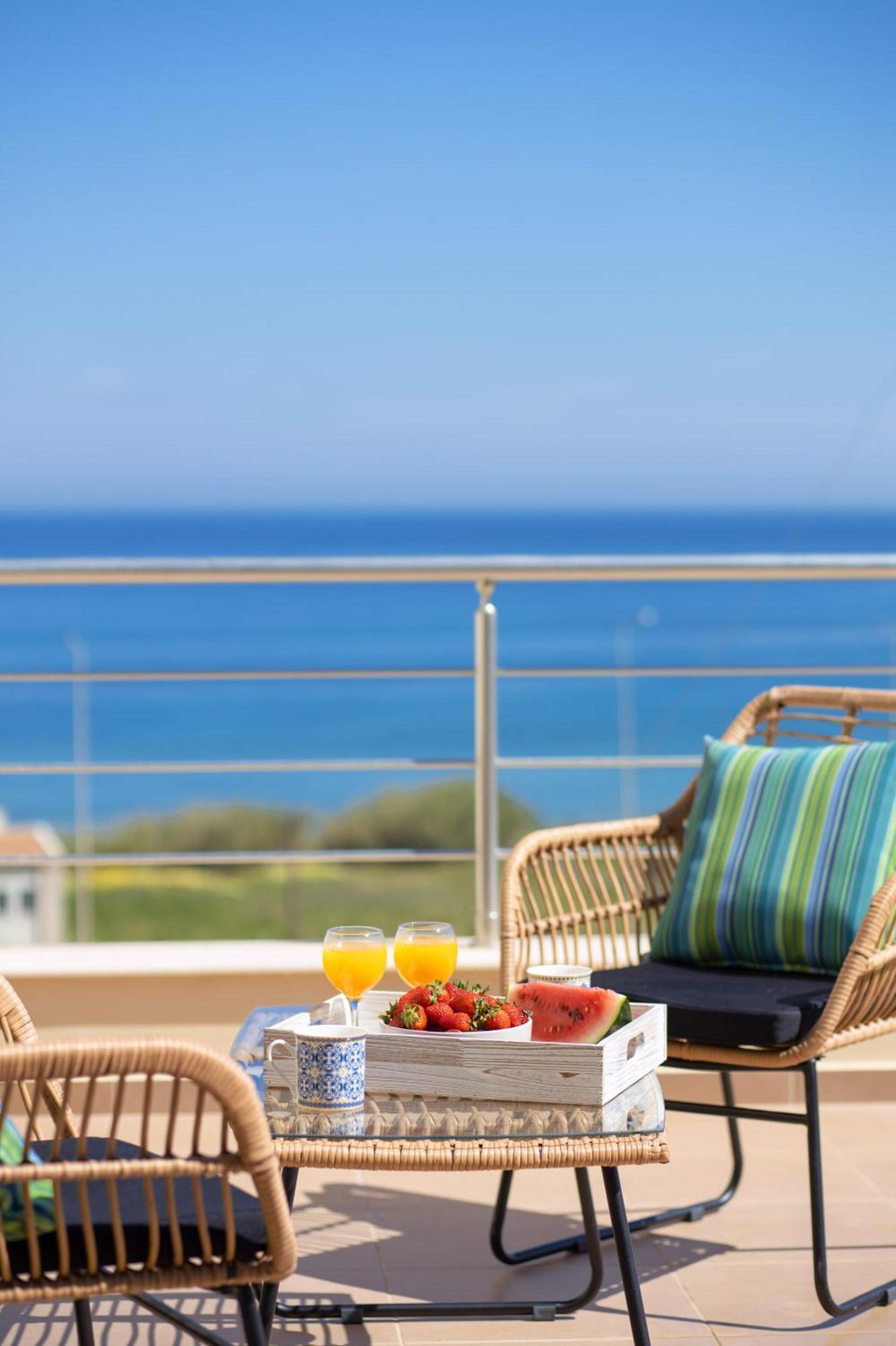 "Peach" - Sea View Maisonette By Sky Hill Resorts Pangalochori Екстер'єр фото
